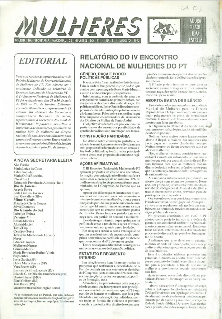 4º Encontro Nacional de Mulheres do PT