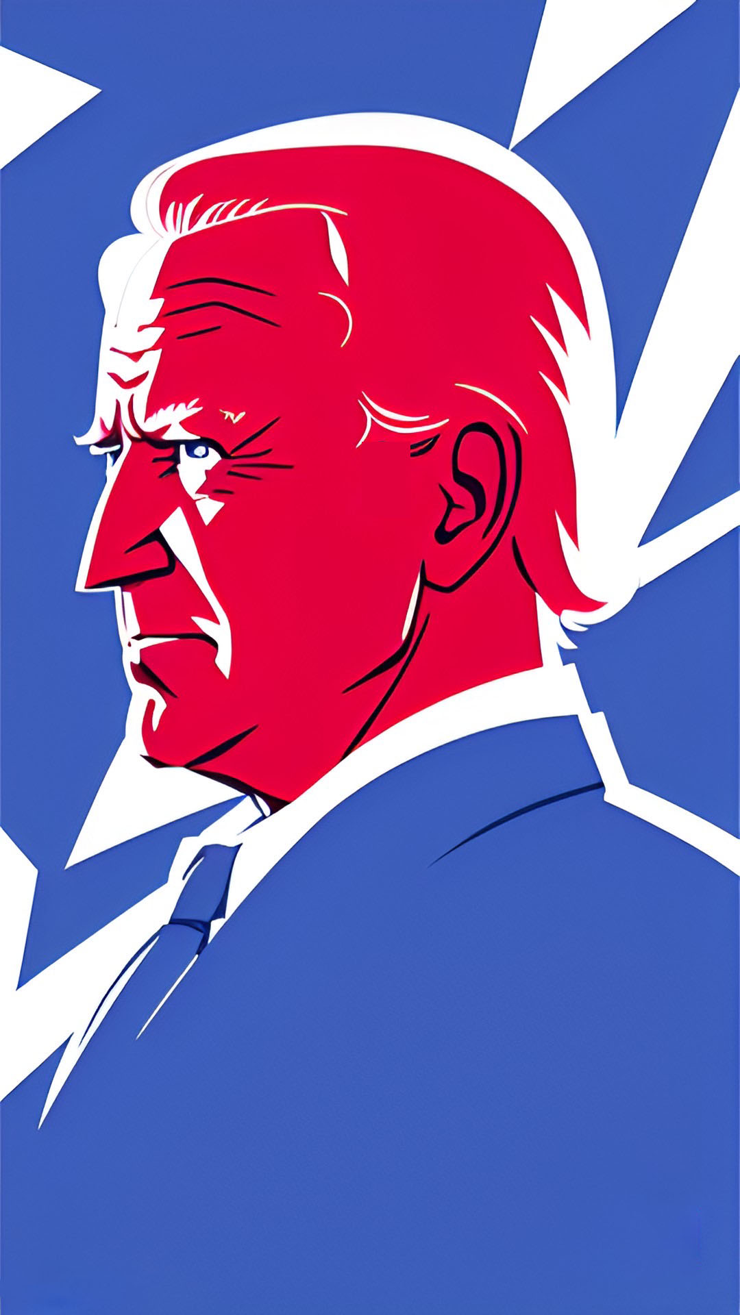 Joe Biden: Retrato Gráfico de Liderança Determinada