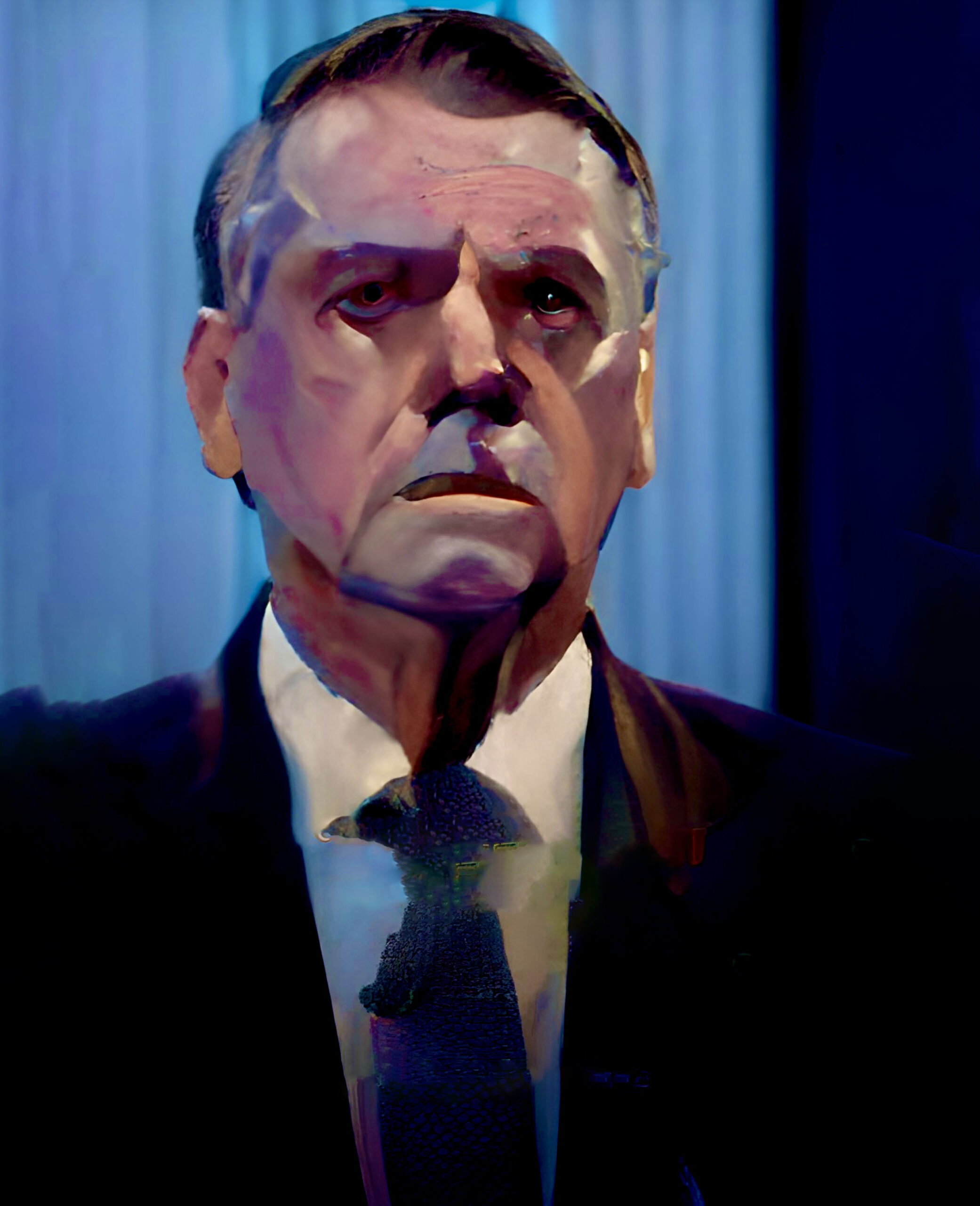 Retrato Artístico: Liderança Política Sob Análise