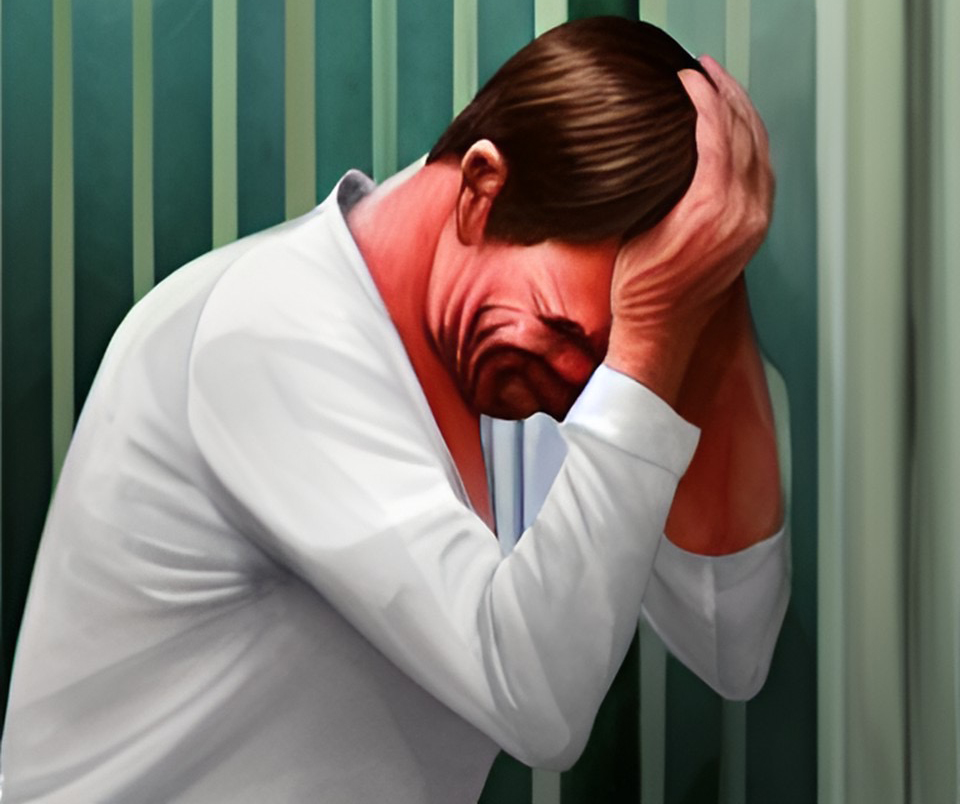 A dor do desespero humano