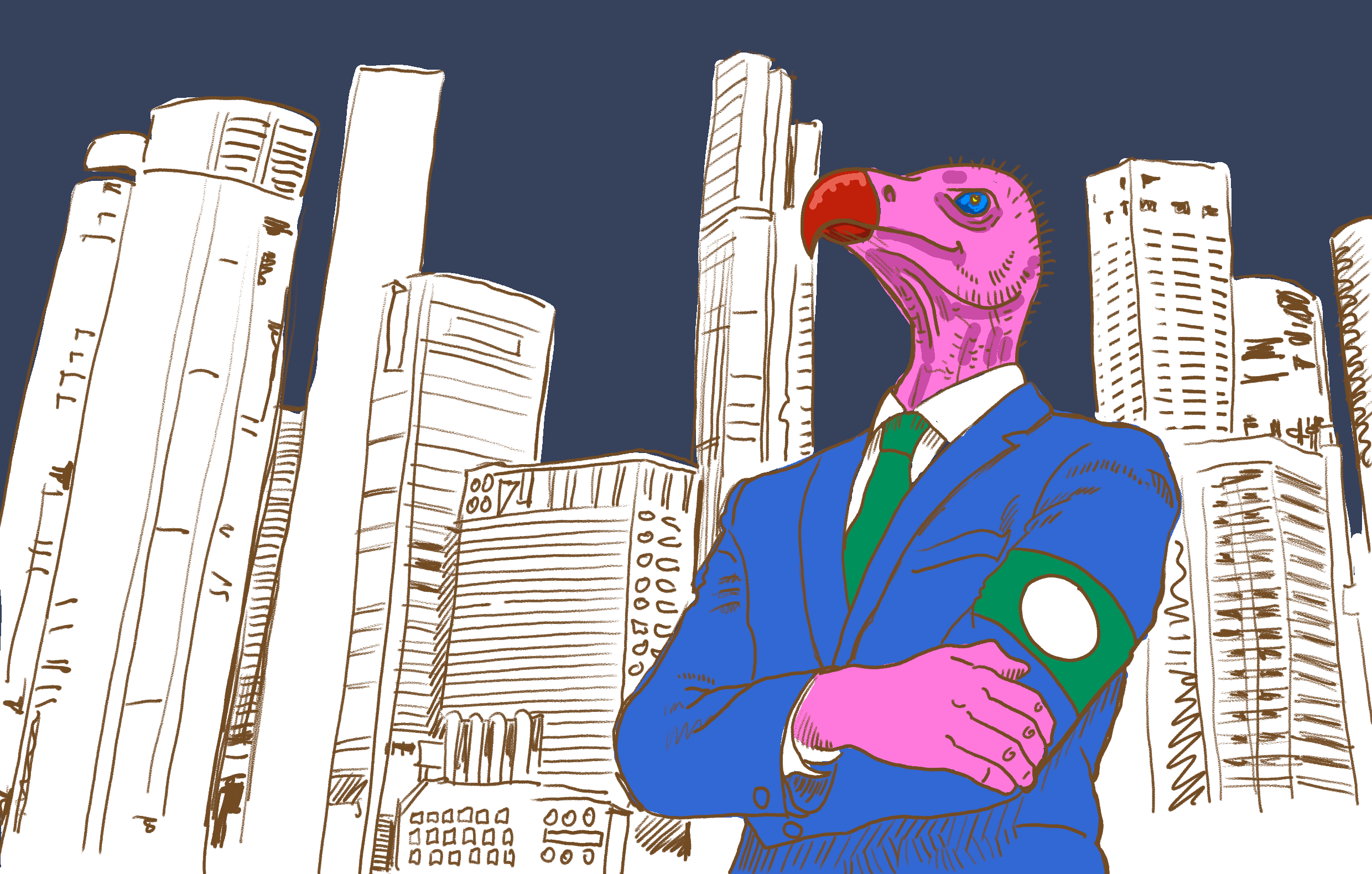 Vulturo de Terno: Crítica ao Capital Predatório