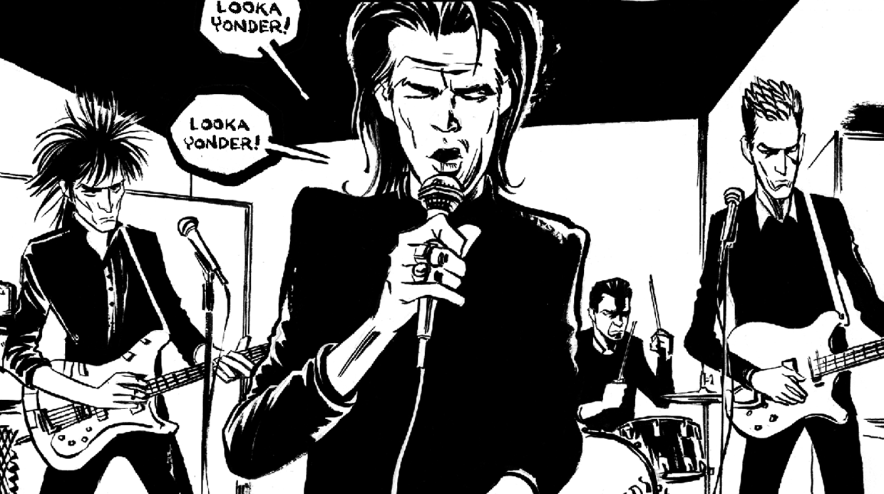 Banda de Rock em Quadrinhos: Nick Cave e Bad Seeds