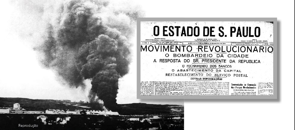 Revolta de 1924 em São Paulo: Bombardeio e Notícias de Jornal