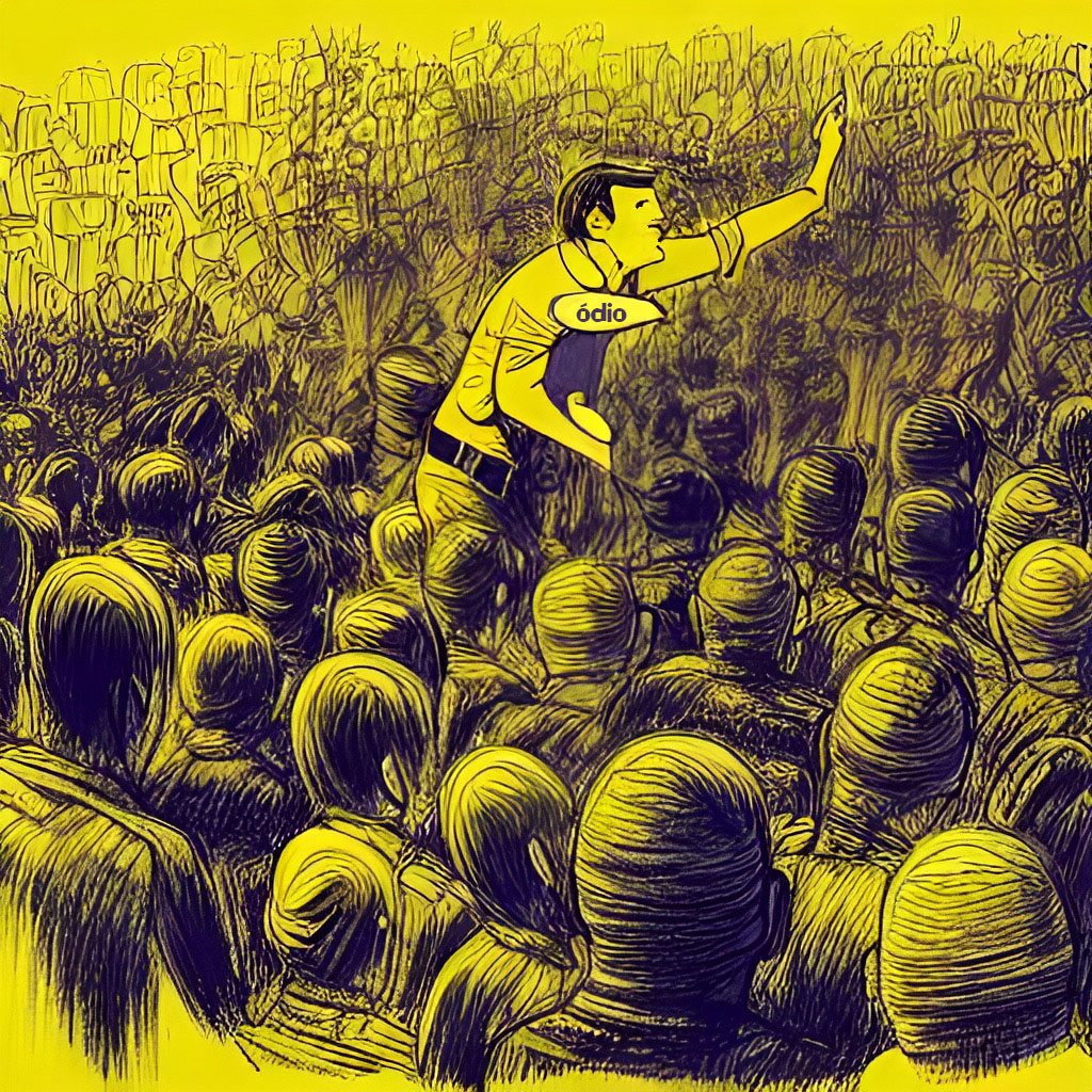 A Propagação do Ódio: Líder e Multidão