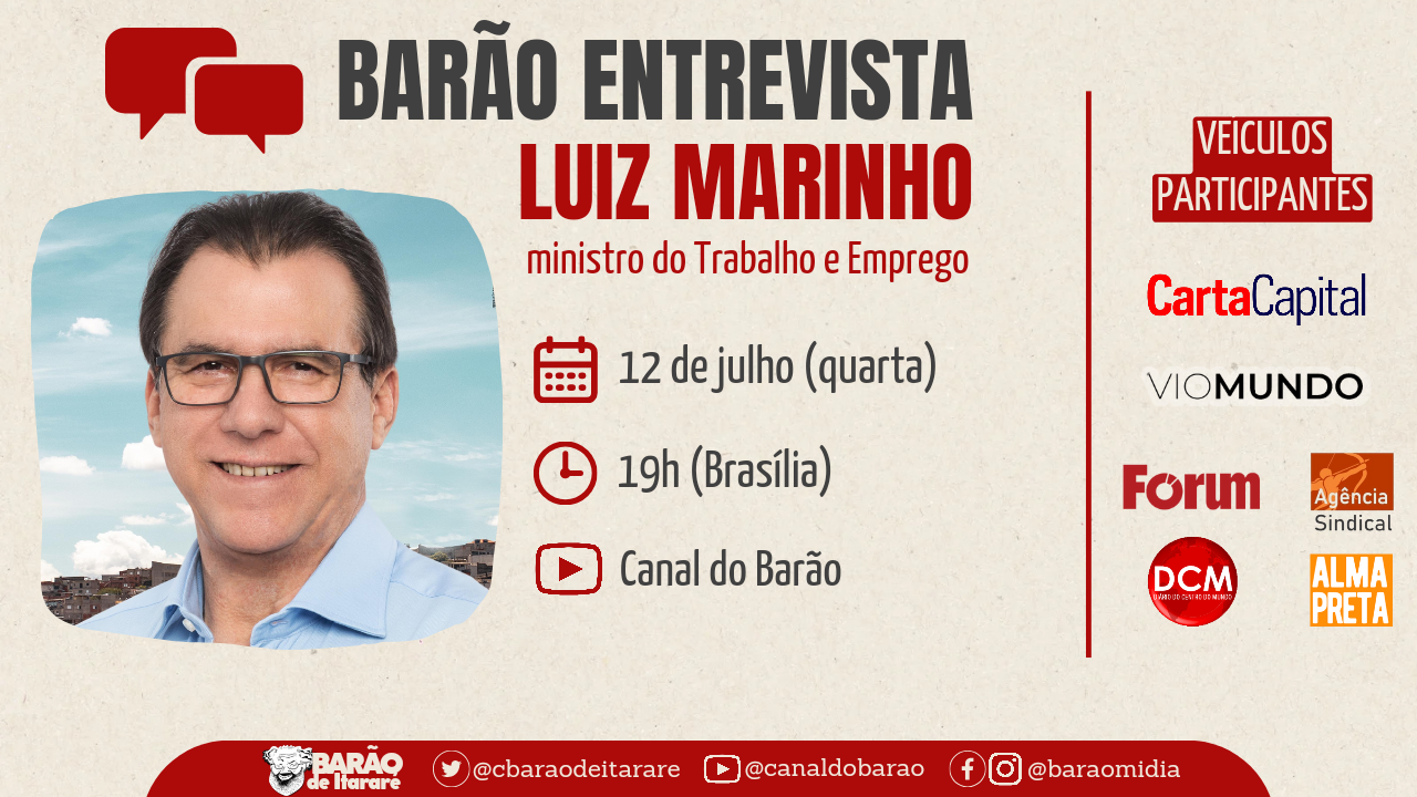 Assista a entrevista de Luiz Marinho à mídia independente