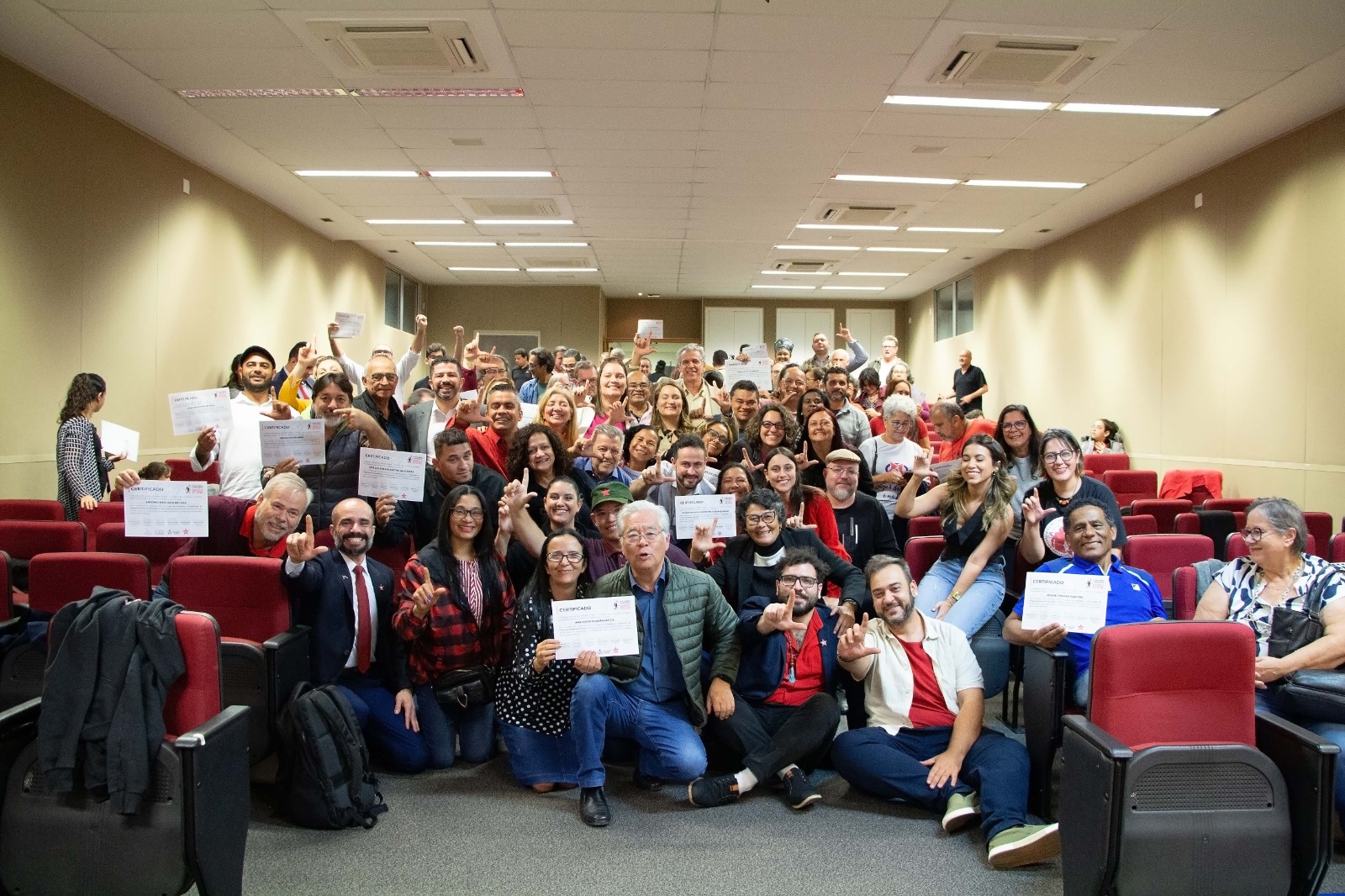 500 dirigentes municipais do PT no estado de São Paulo se formam em curso de capacitação