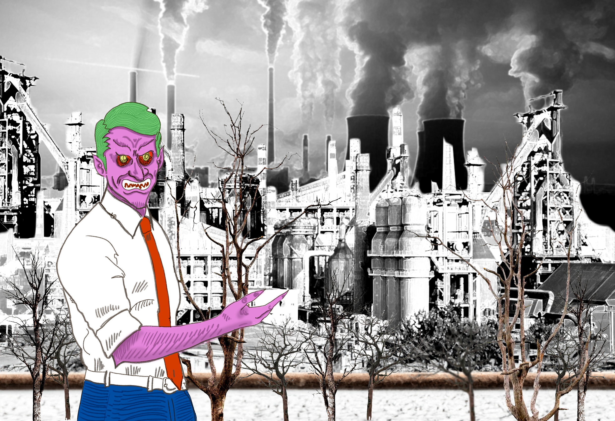 O Agente da Crise Climática: Indústria e Desolação