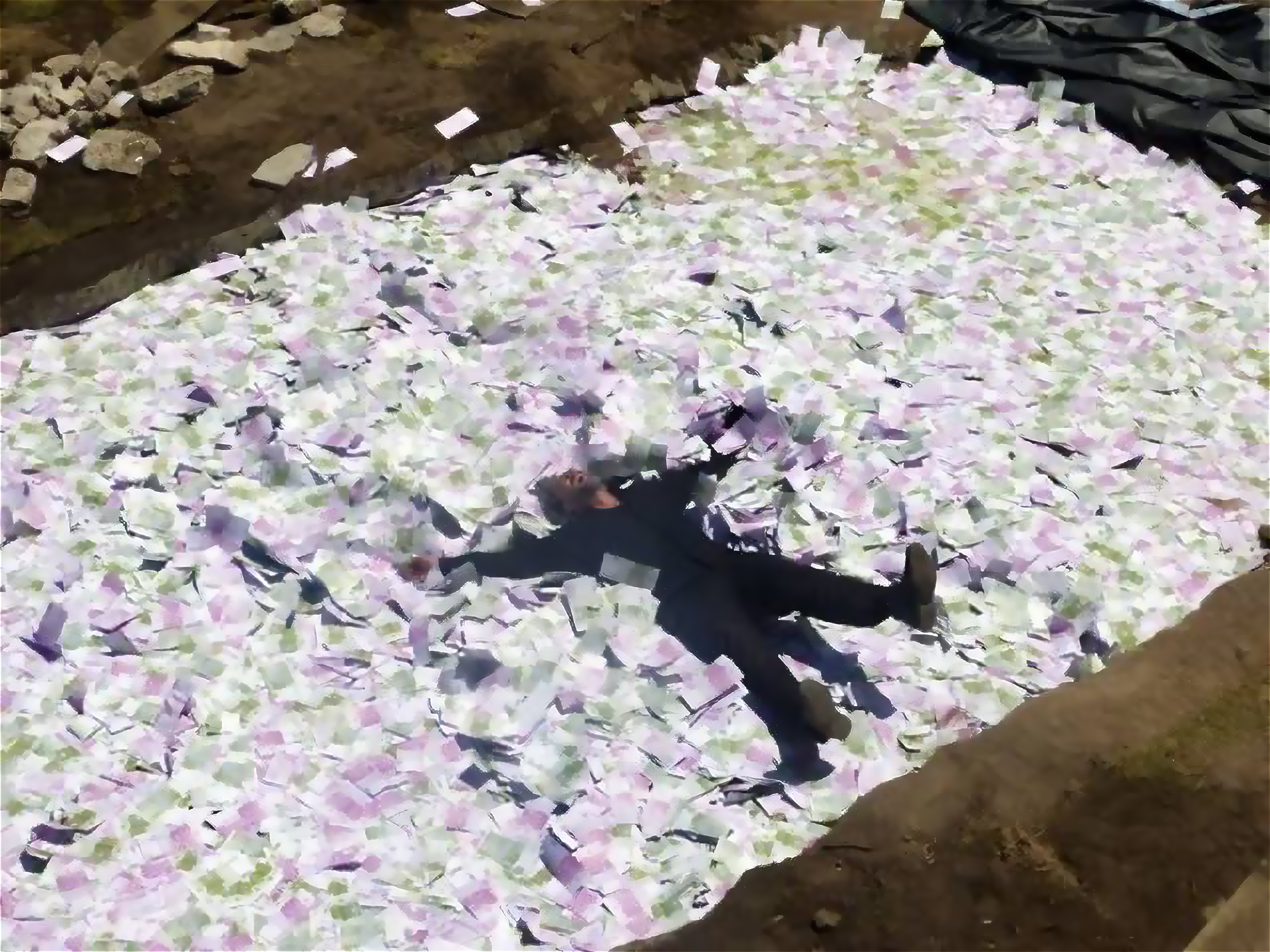 Homem Submerso em Notas: Opressão Financeira