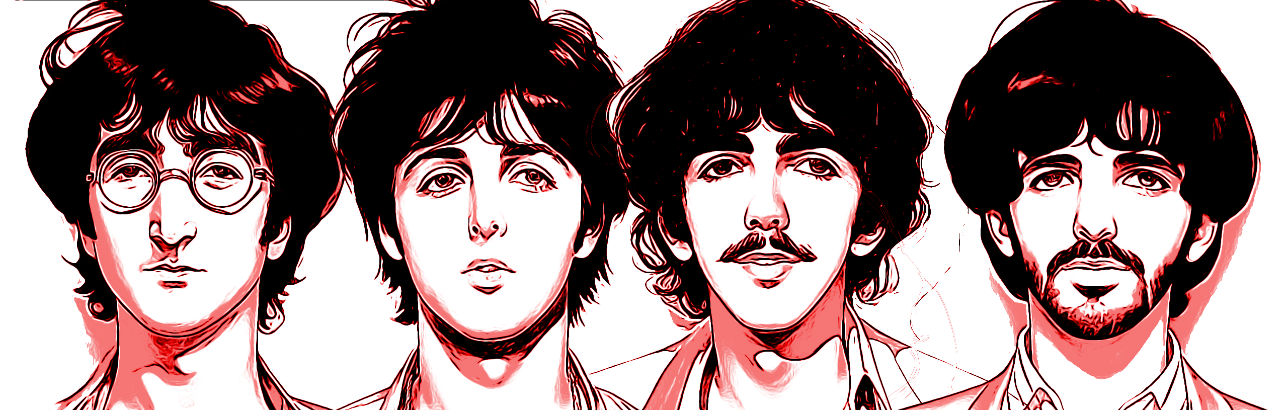 Os Beatles: Ícones Musicais em Ilustração Pop Art