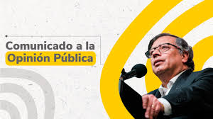 Gustavo Petro: Comunicado à Opinião Pública