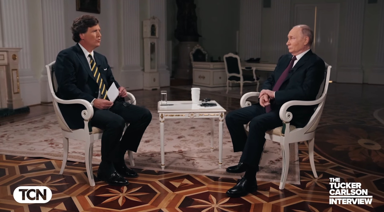 Tucker Carlson entrevista Vladimir Putin: Encontro Geopolítico