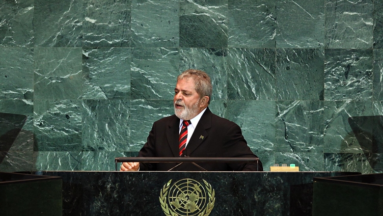 Lula Discursa na Organização das Nações Unidas