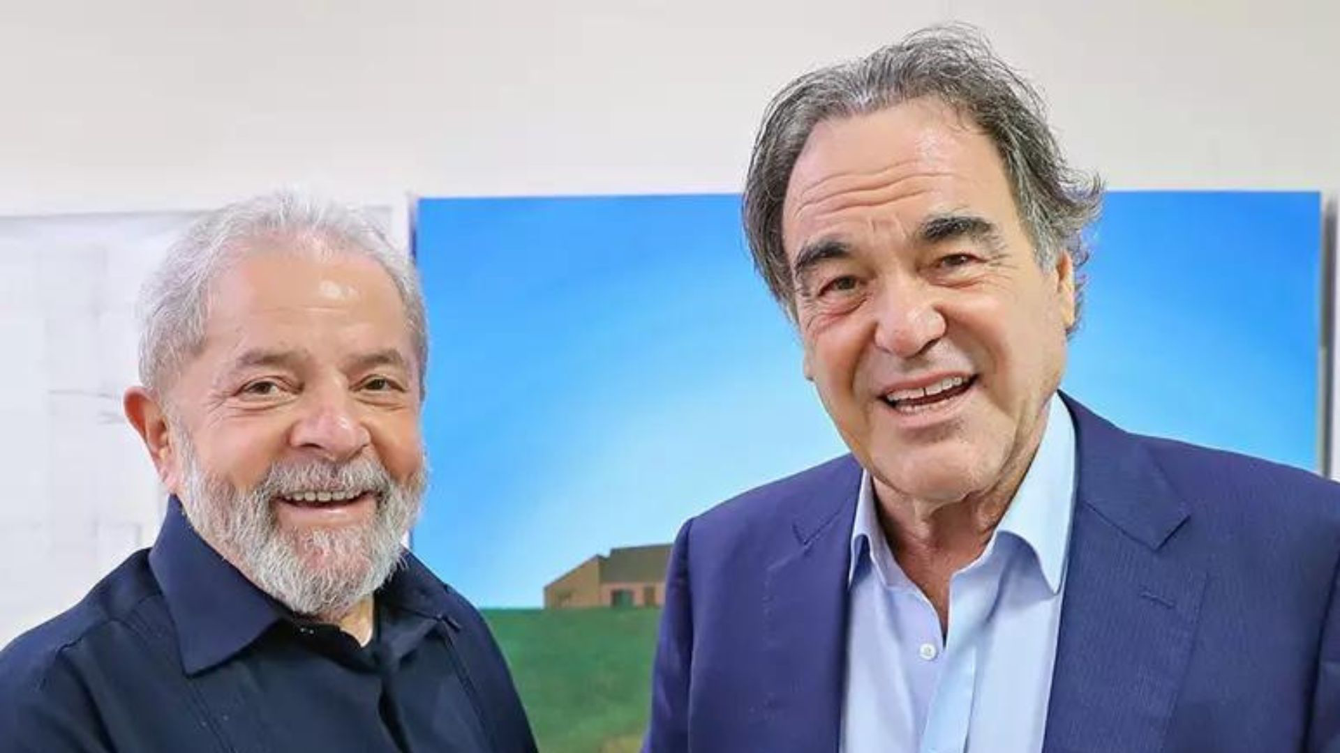 Lula e Oliver Stone em Encontro Cordial