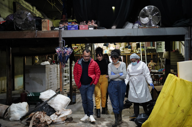 Equipe em Visita a Cenário de Vulnerabilidade Social