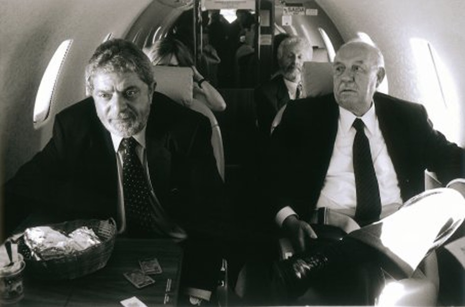 Lula e José Alencar em Voo Oficial