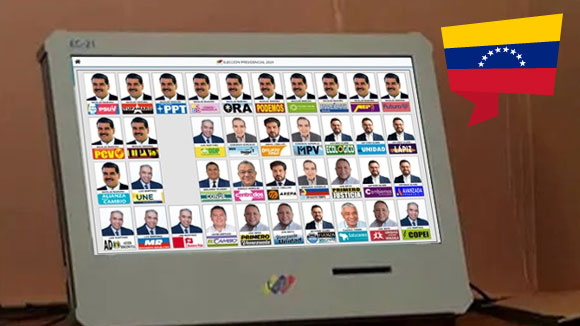 Eleições Venezuelanas 2019: Cédula Eletrônica de Votação