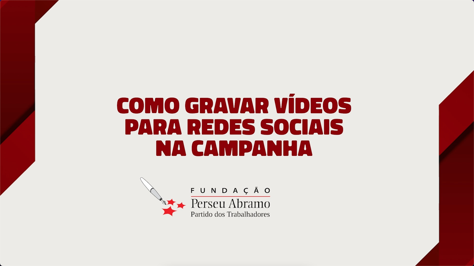 FPA lança guia para ajudar candidato(a)s a gravar vídeos em redes sociais