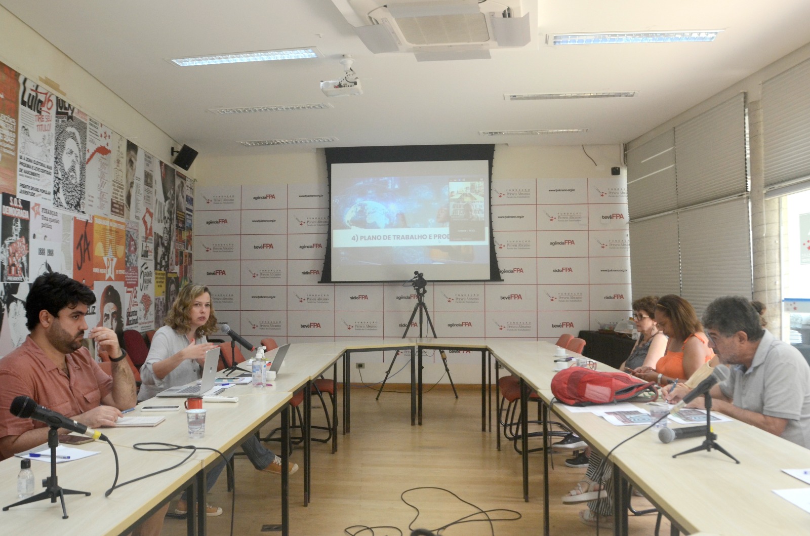 Reunião de Planejamento e Conteúdo na Fundação Perseu Abramo