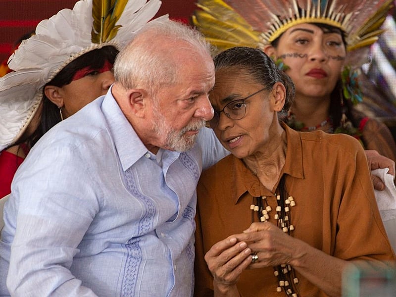 Lula e Marina Silva em Diálogo com Lideranças Indígenas
