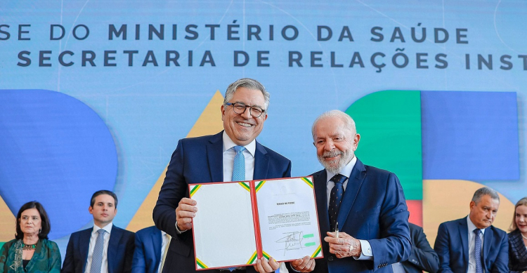 Lula e Ministro celebram parceria em saúde
