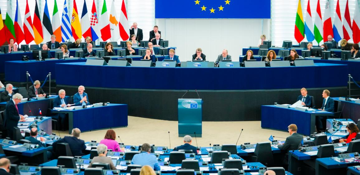 Sessão Plenária no Parlamento Europeu