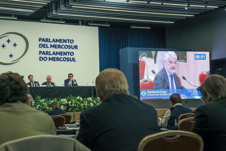 Reunião Parlasul: Humberto Costa e integração regional em debate