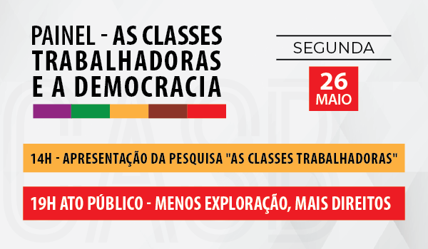 Casb apresenta pesquisa ‘As classes trabalhadoras e a democracia’