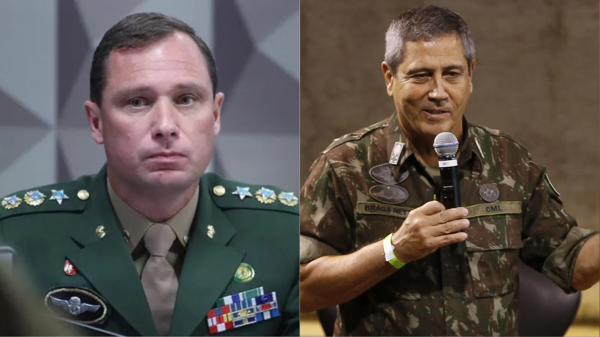 Mauro Cid e Braga Neto participam de acareação no STF