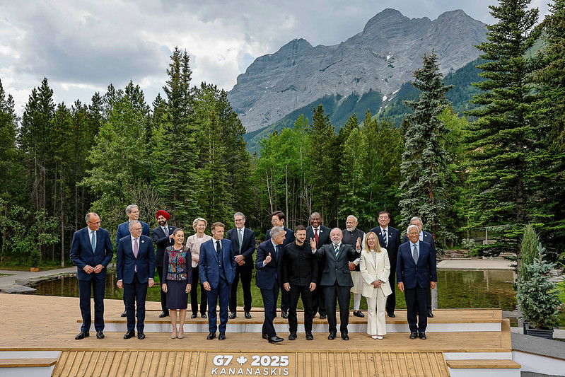 Líderes Mundiais no G7 2025 em Kananaskis, Canadá