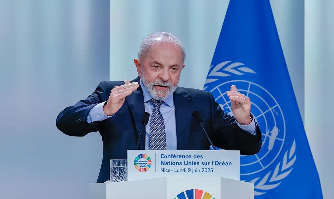Lula discursa na Conferência da ONU sobre o Oceano.