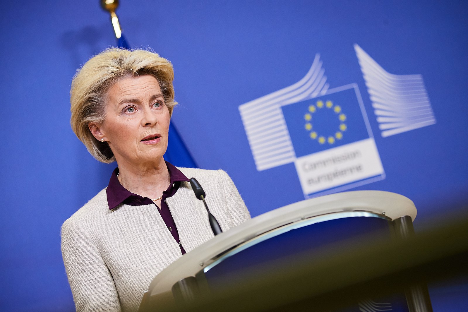 Ursula von der Leyen em Coletiva de Imprensa da Comissão Europeia