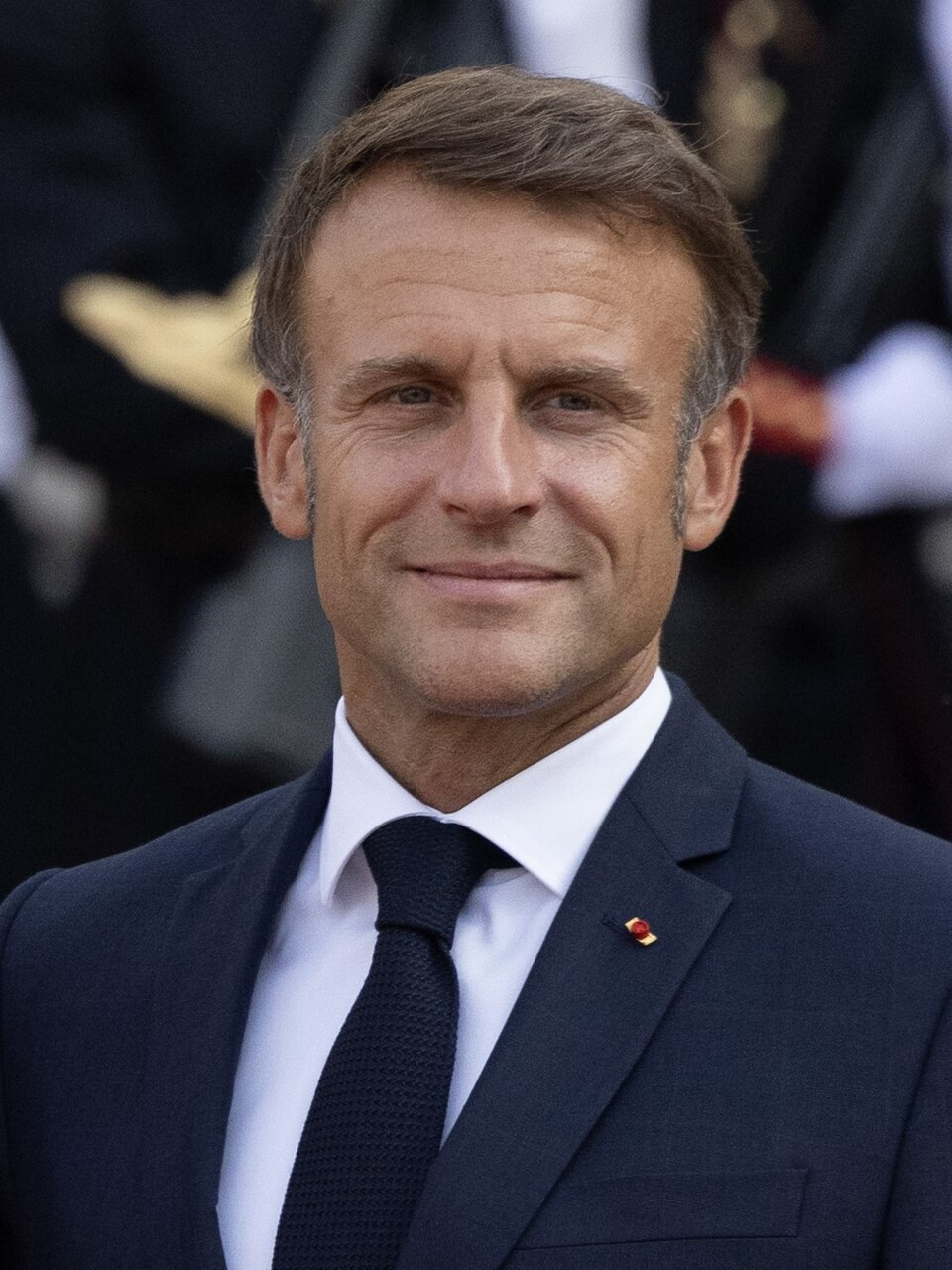 Emmanuel Macron: Retrato do Presidente Francês Sorrindo