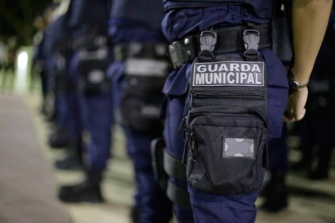 Agentes da Guarda Municipal em Serviço