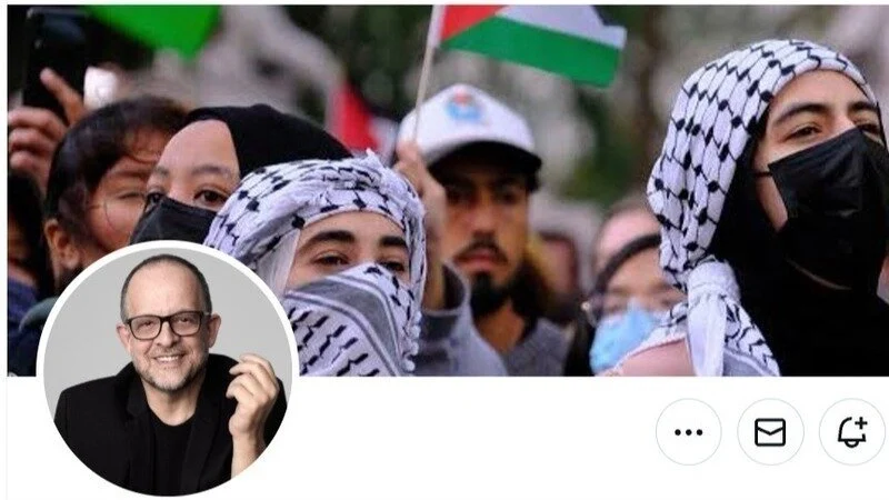 Manifestação Pró-Palestina: Multidão e Solidariedade