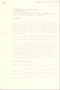 Plano de Ação de Governo – Candidatura Presidencial, discutido no Seminário Nacional do Programa de Ação de Governo
