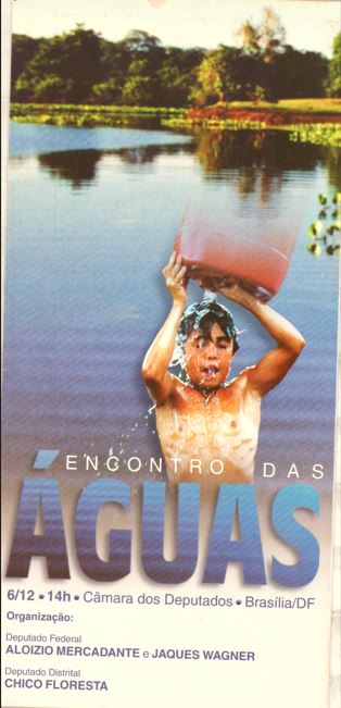 Folheto da Conferência Encontro das Águas