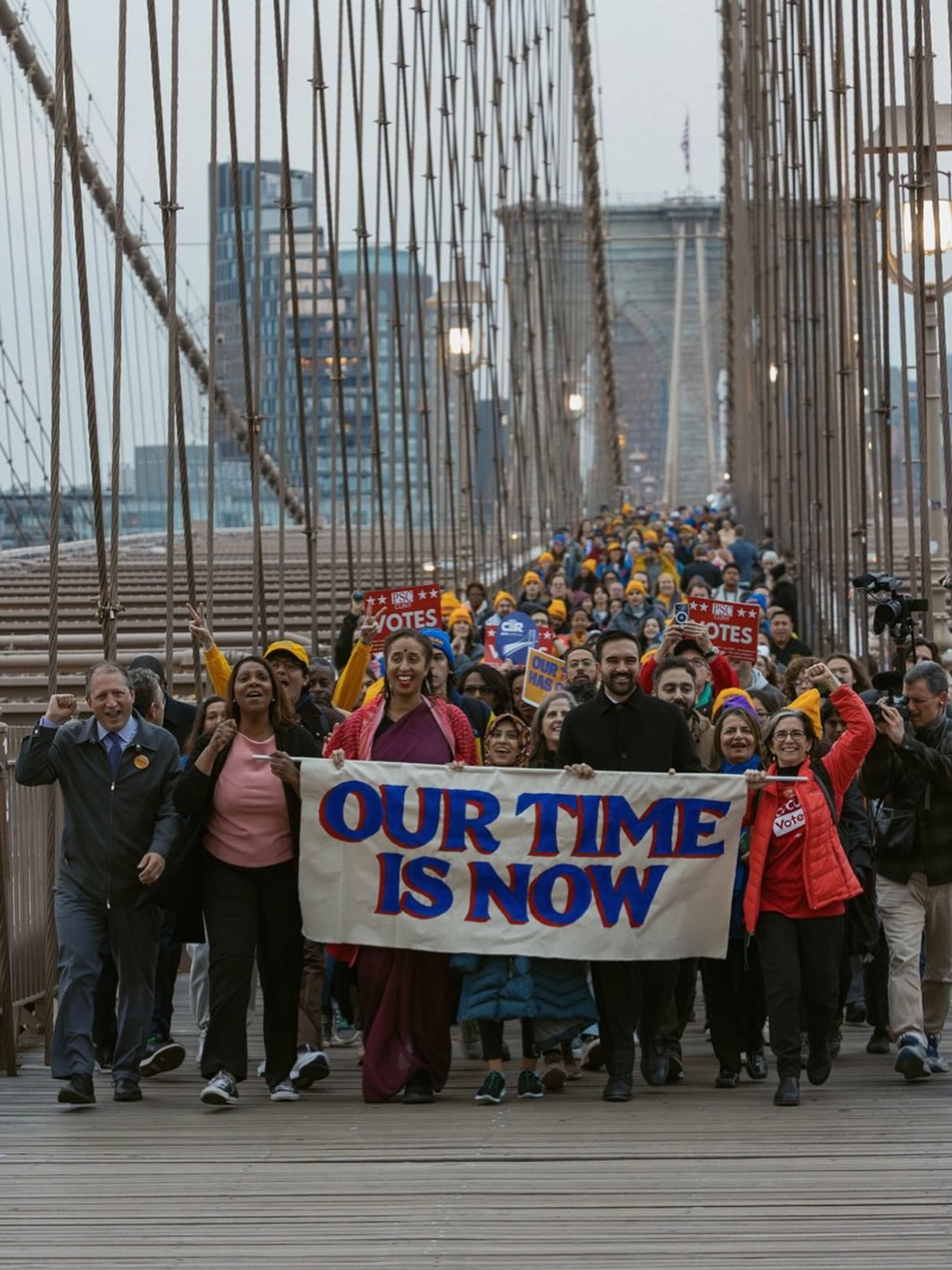 Marcha por Direitos: Nosso Tempo é Agora na Ponte Brooklyn