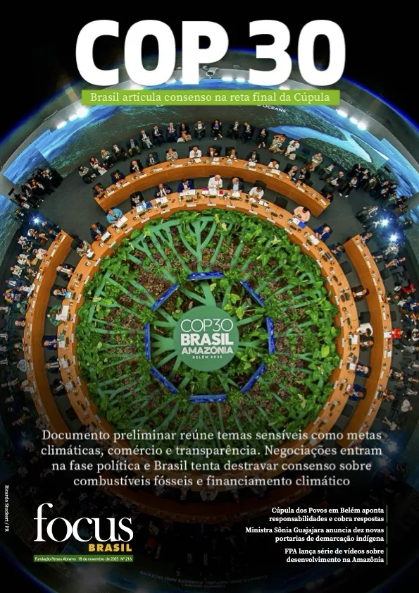Focus Brasil #216 – Brasil articula consenso global na reta final da COP30