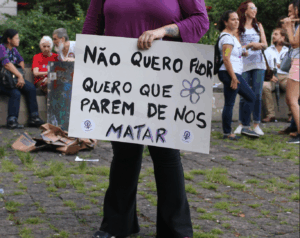 Protesto Feminista: Não queremos flores, queremos fim da violência