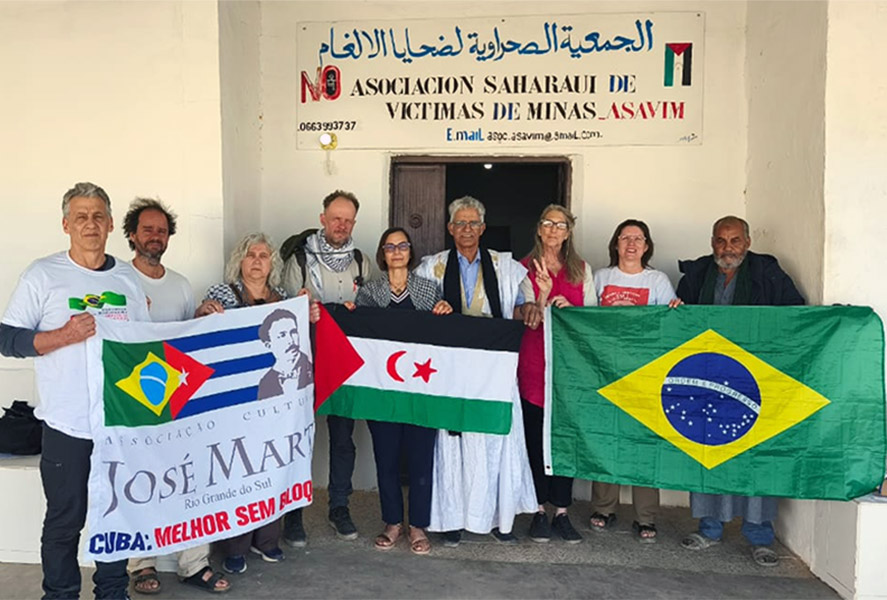 Associação Saarauí de Vítimas de Minas Terrestres denuncia indústria da morte israelense