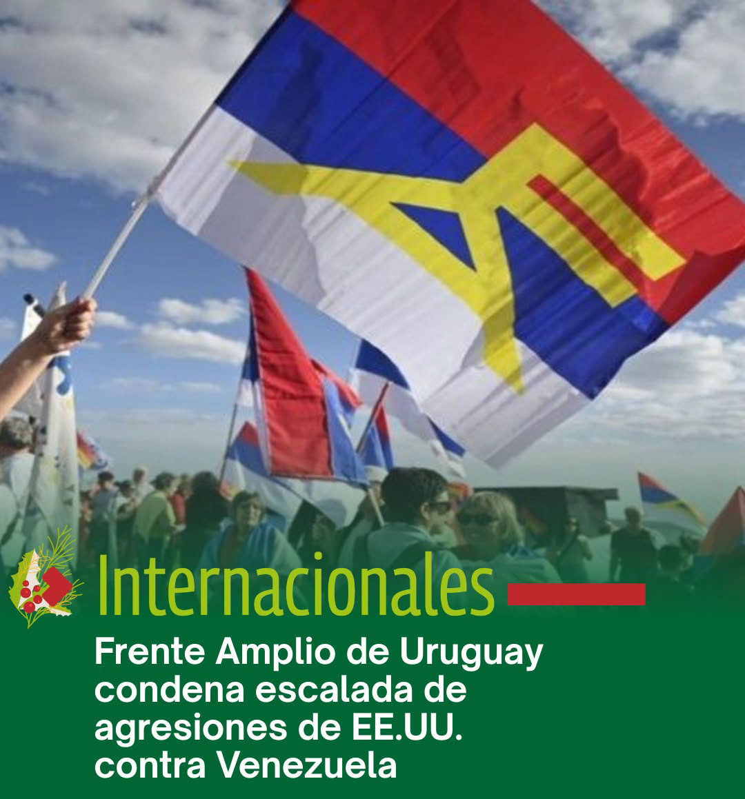 Frente Amplio Uruguai condena EUA contra Venezuela