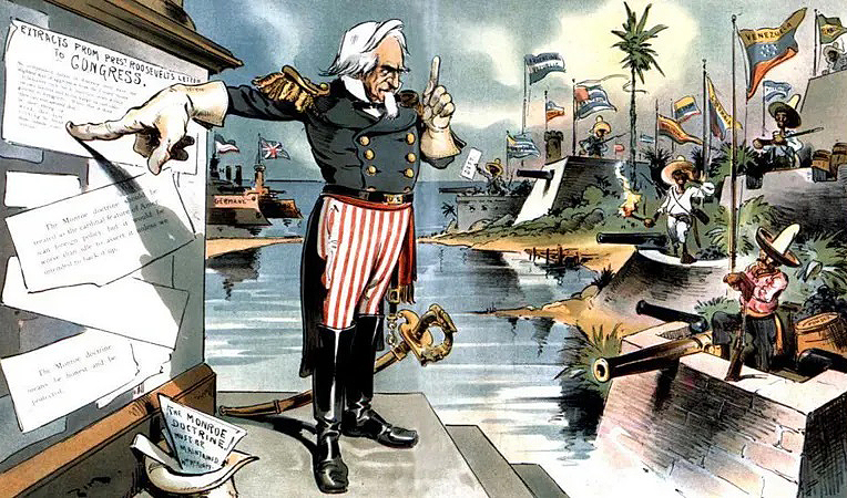 Uncle Sam e a Doutrina Monroe na América Latina