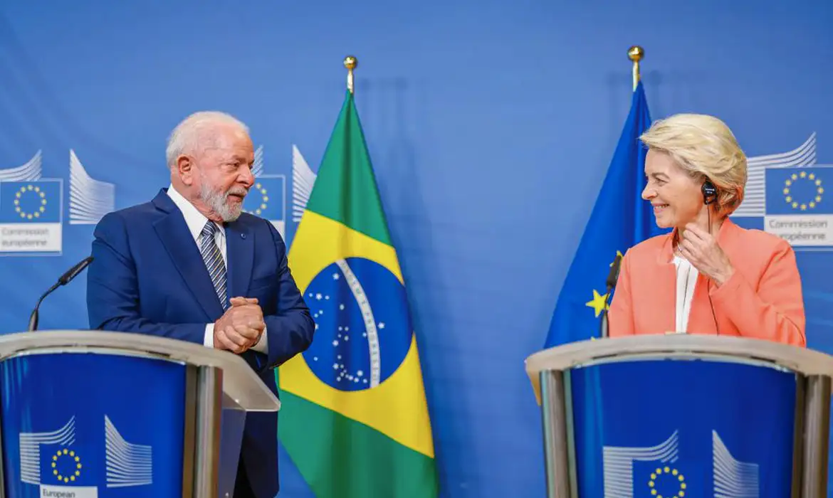 Lula e Von der Leyen: Cooperação Brasil-UE em Destaque