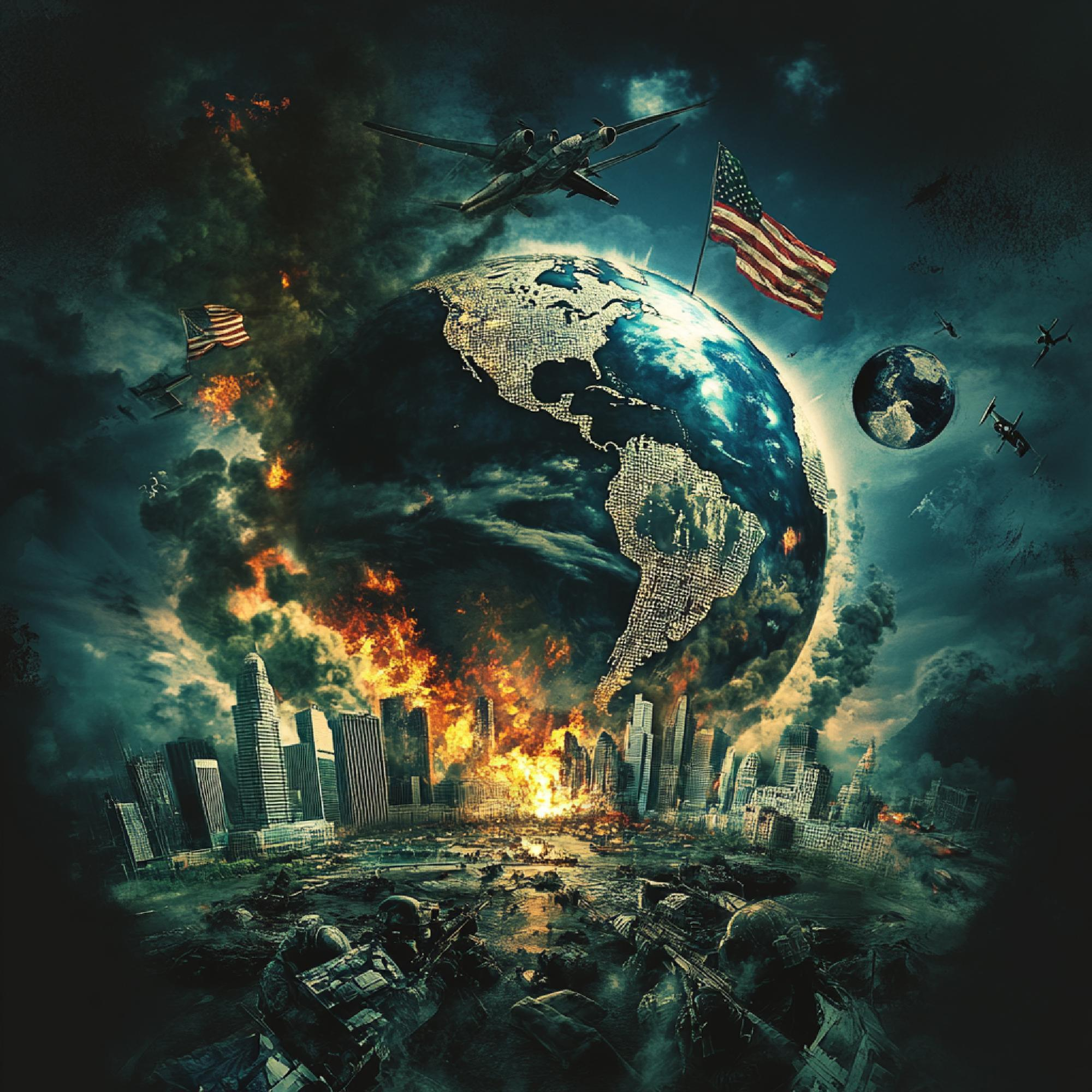 Terra em Chamas: Conflito Global e Militarismo Estadunidense