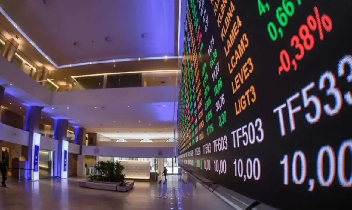 Mercado de Ações: Display de Cotações em Ambiente Corporativo